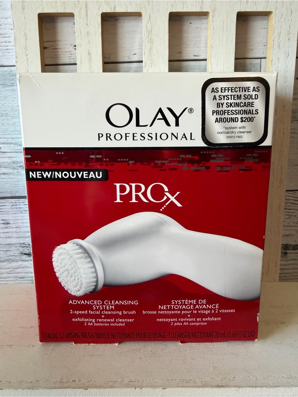 OLAY Professional PROx Advanced Cleaning System Brush & Renewal Cleanser NOS